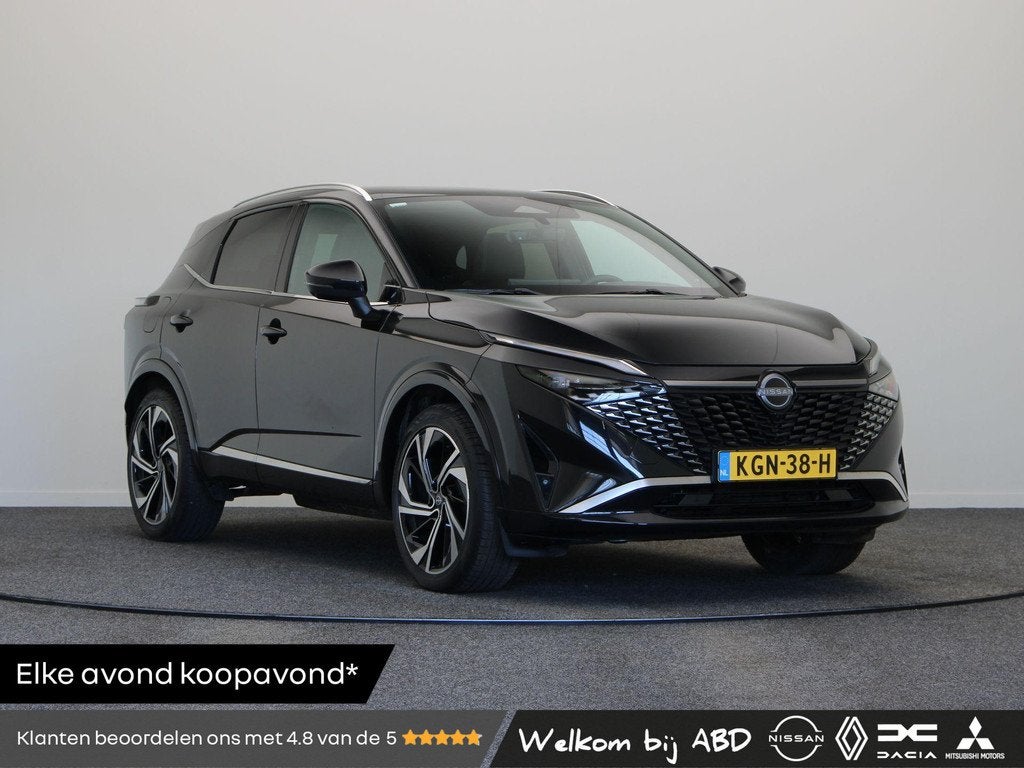 Nissan Qashqai 158pk MHEV Xtronic Tekna Plus | 20 Inch Velge, Euro 6, 4 cilinders, Zwart, Bedrijf