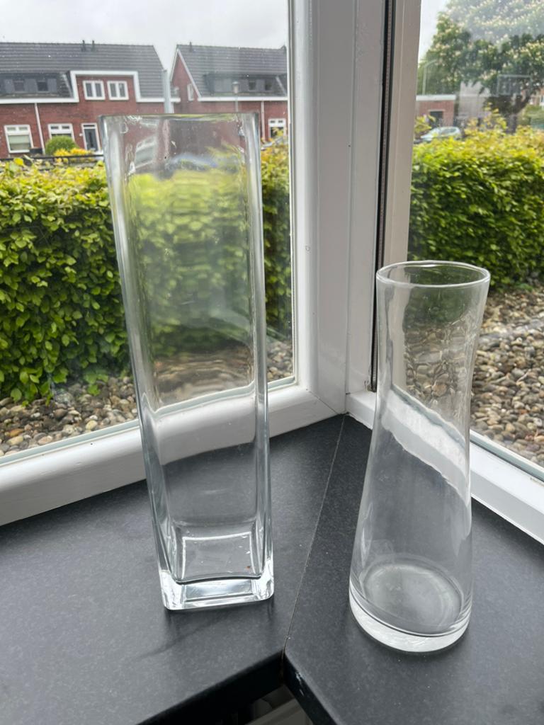 Gratis afhalen vazen, potten, papierbakken, voetensteunen, Huis en Inrichting, Woonaccessoires | Vazen, Ophalen, Overige kleuren