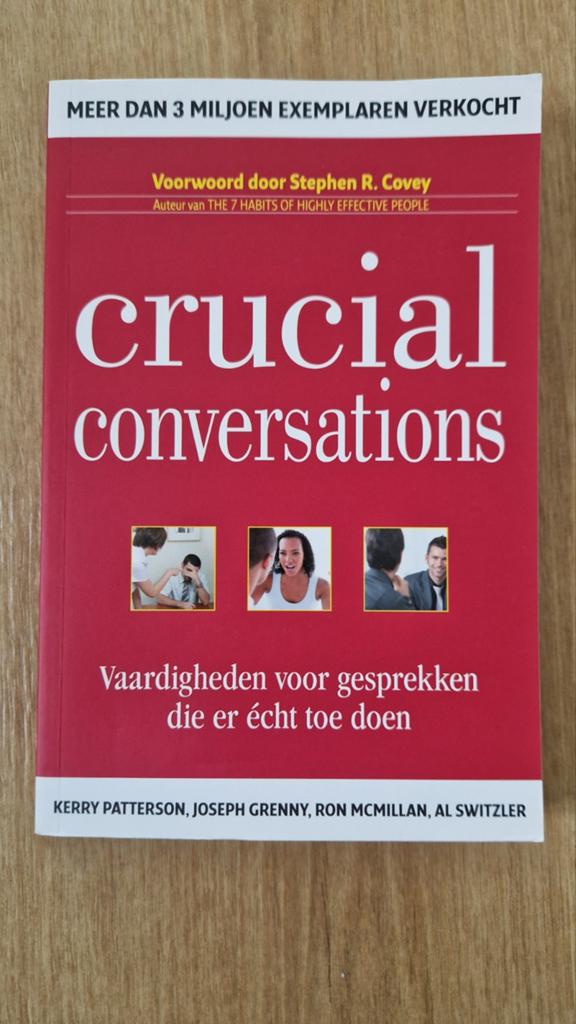 Kerry Patterson - Crucial Conversations, Ophalen of Verzenden, Zo goed als nieuw, Kerry Patterson; Joseph Grenny; Ron McMillan; Al Switzler