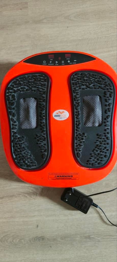 VibroLegs Voetmassageapparaat - Oranje, Sport en Fitness, Massageproducten, Ophalen of Verzenden, Gebruikt, Apparaat