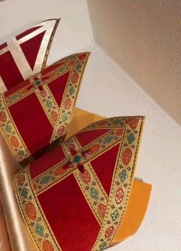 Sinterklaar mijter sinterklaas Adrie 1970 . Maatwerkaanvraag, Ophalen of Verzenden, Nieuw
