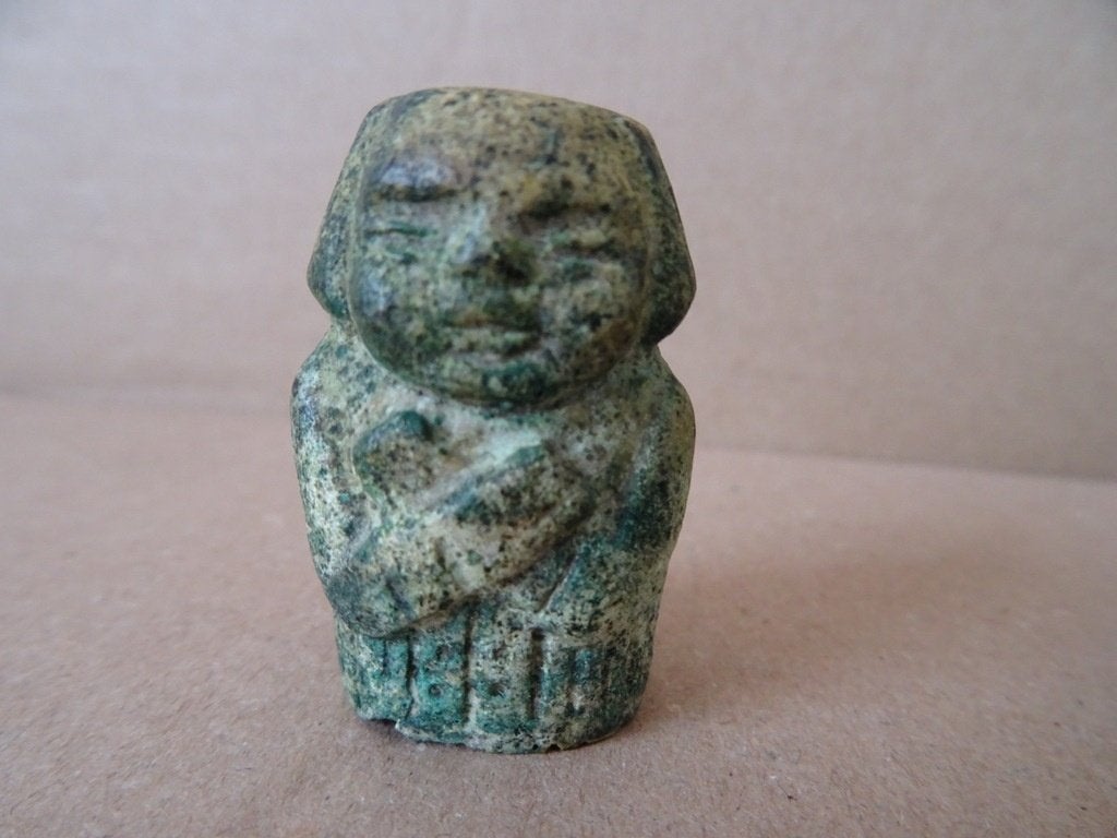 Collectie vintage miniatuur beeldjes Peru Mexico Maya stijl, Ophalen of Verzenden