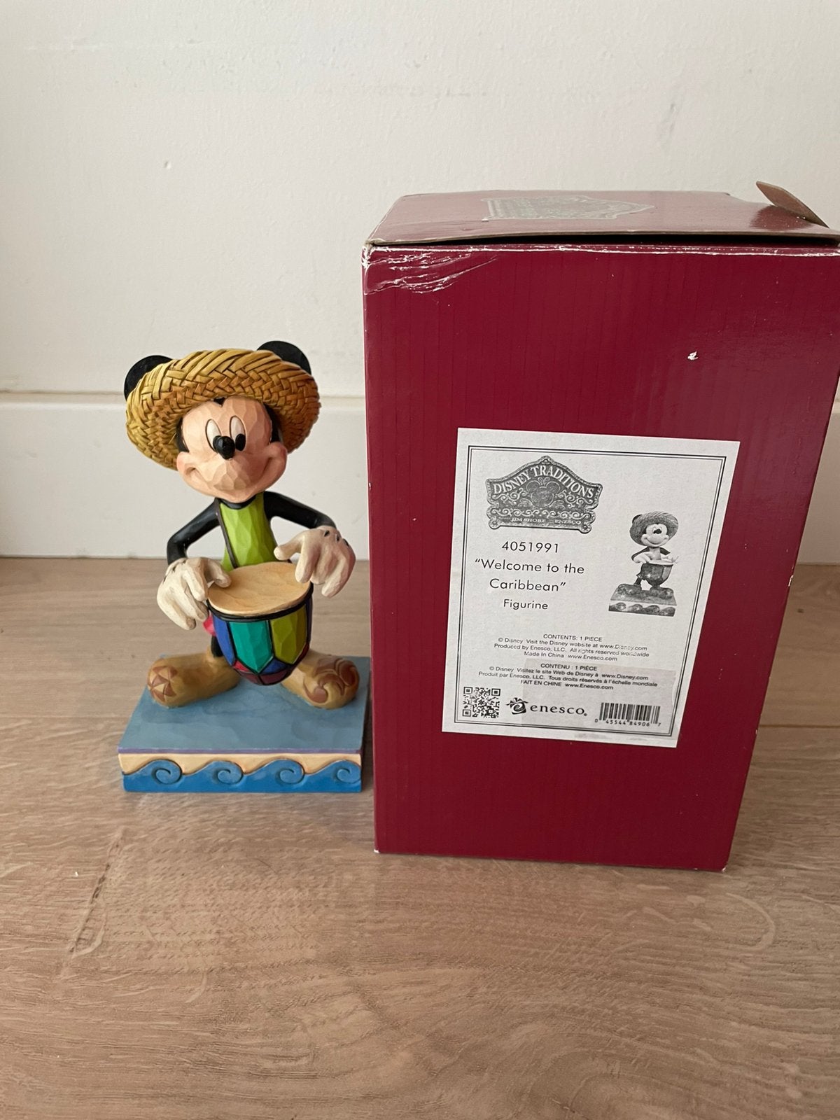 Disney Traditions Jim Shore  "Welcome to the Caribbean, Verzamelen, Ophalen of Verzenden, Mickey Mouse, Nieuw, Beeldje of Figuurtje