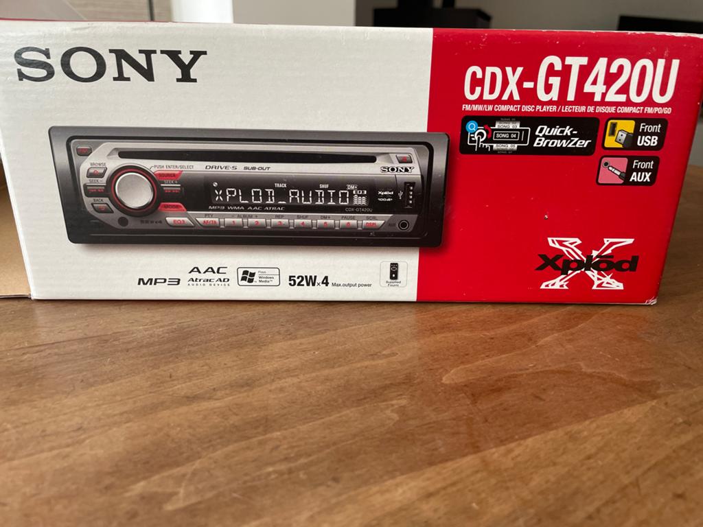 Sony CDX-GT420U Autoradio met USB en AUX, Auto diversen, Autoradio's, Zo goed als nieuw, Ophalen
