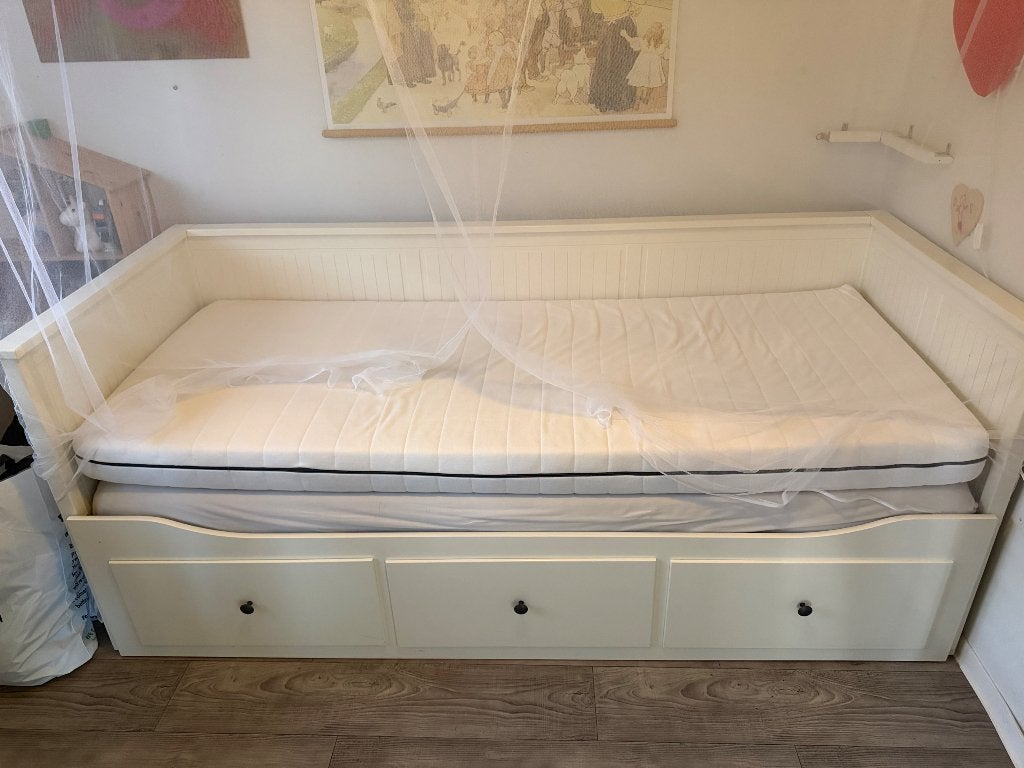 Kinderbed IKEA slakt, Ophalen, Gebruikt, 180 cm of meer, 70 tot 85 cm