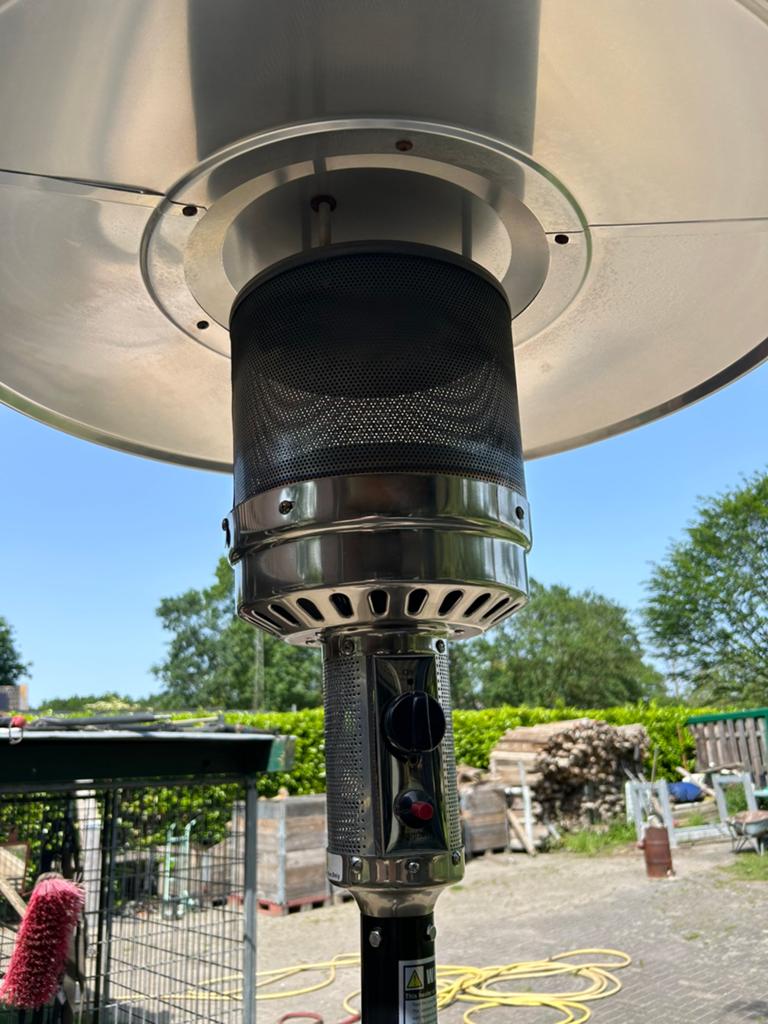 Terasverwarmer, Ophalen, Zo goed als nieuw