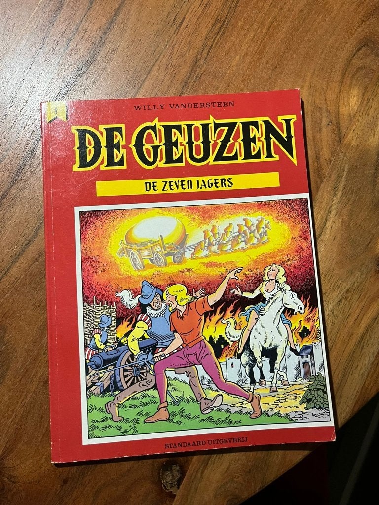 De Geuzen - De Zeven Jagers' van Willy Vandersteen, Boeken, Stripboeken, Eén stripboek, Ophalen of Verzenden, Zo goed als nieuw