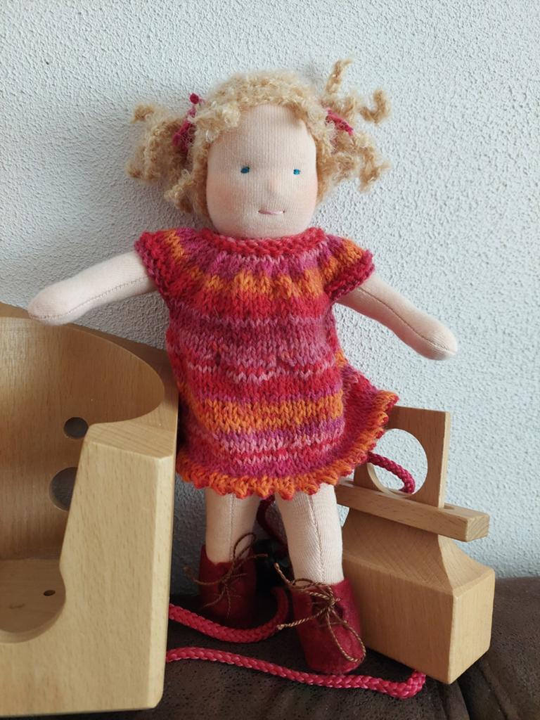 Antroposofische pop, Zonnekindpop, Waldorfpop, Kinderen en Baby's, Speelgoed | Poppen, Ophalen of Verzenden, Nieuw