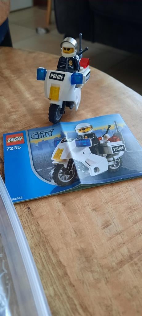 LEGO City Politiemotor 7235, Kinderen en Baby's, Speelgoed | Duplo en Lego, Compleet, Lego, Ophalen of Verzenden, Complete set