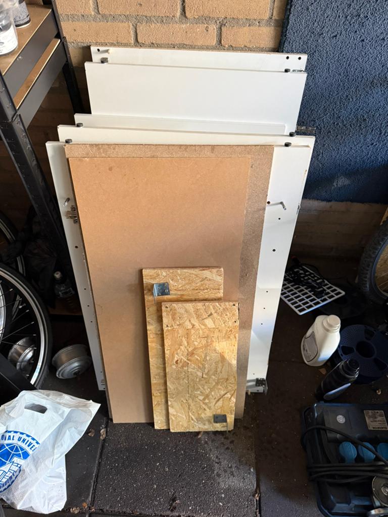 Diverse ikea en weinig osb planken, Ophalen, Minder dan 25 mm, Plank, Minder dan 200 cm