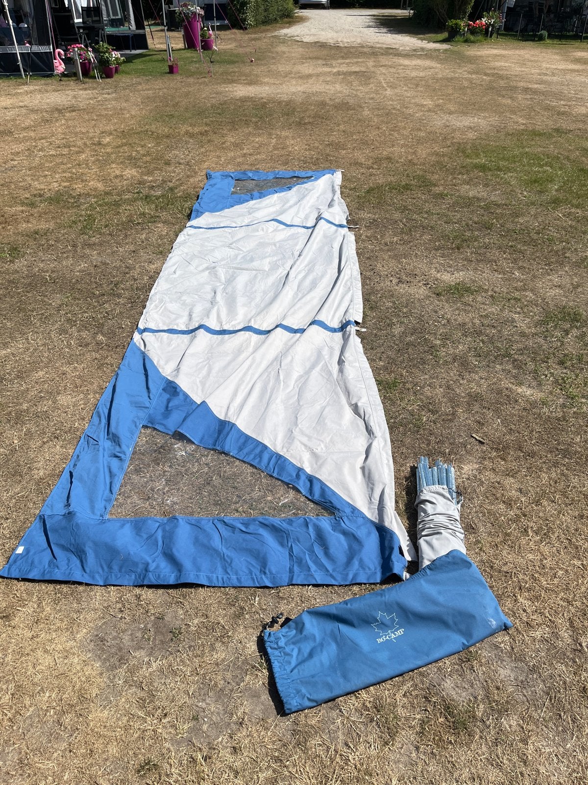 Windscherm Bo-Camp, Caravans en Kamperen, Ophalen, Gebruikt