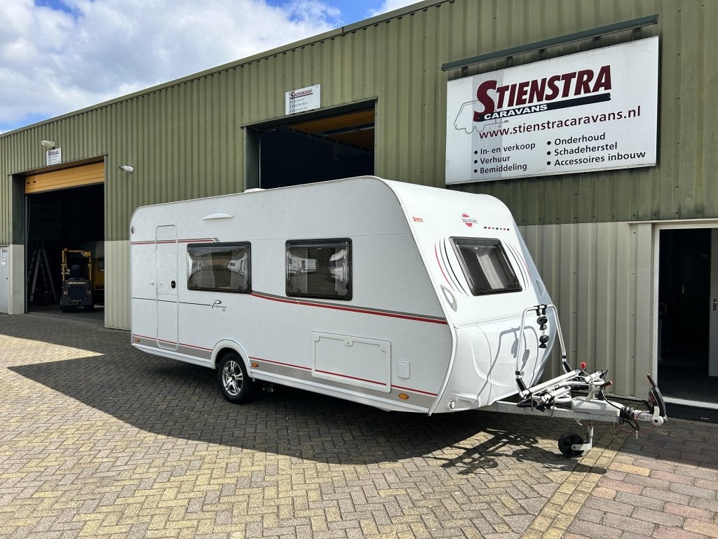 Bürstner Premio Life 480 TS vast bed zitje mover zg, Schokbreker, Overige typen, Bedrijf, Bürstner