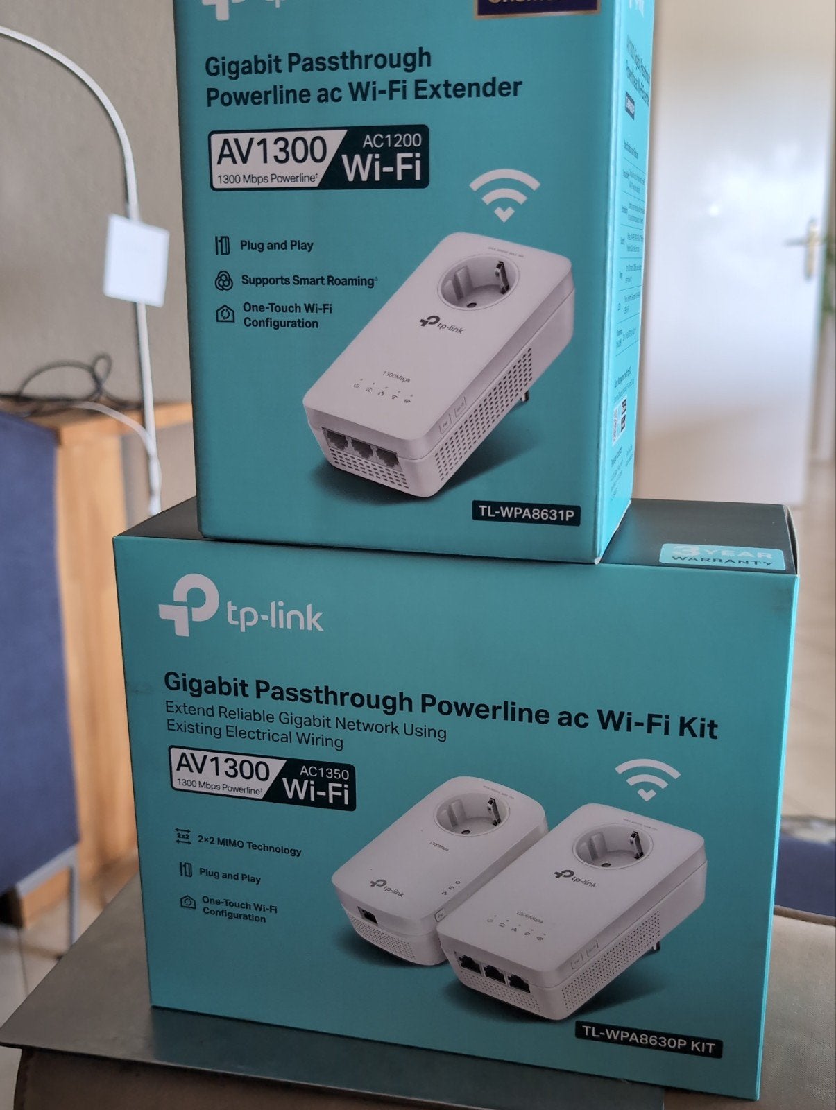 TP-Link AV1300 Gigabit Powerline ac Wi-Fi Kit (TL-WPA8630P), Ophalen of Verzenden, Zo goed als nieuw, TP-Link