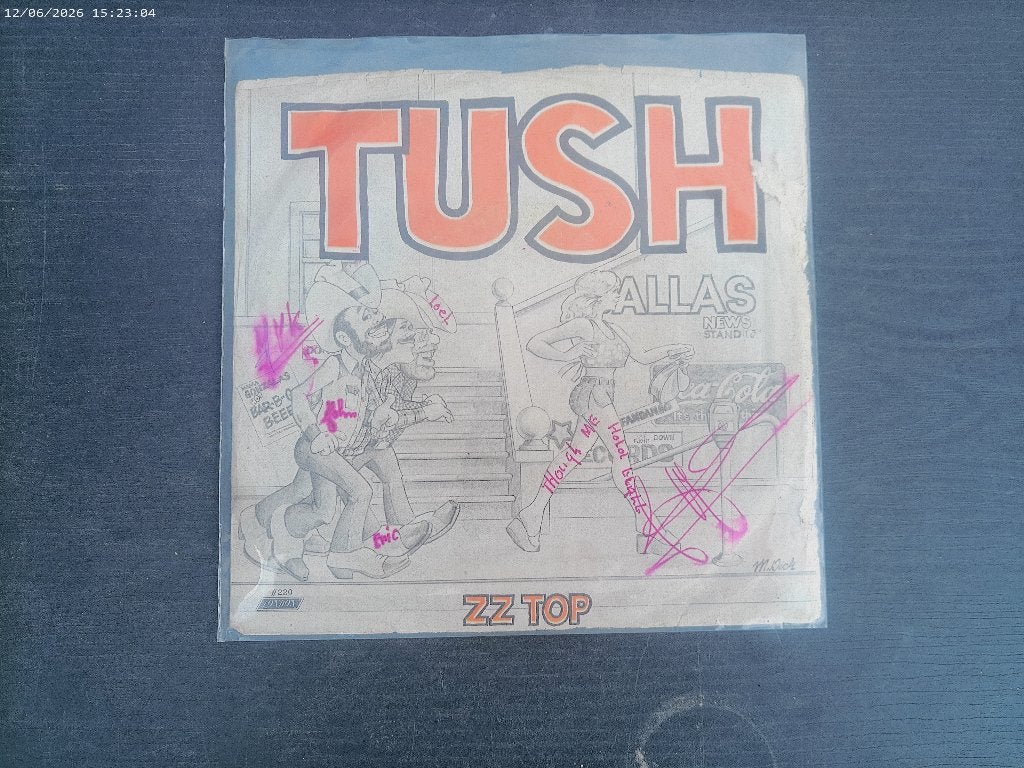 ZZ Top - Tush // Blue Jean Blues, Fotohoes, Ophalen of Verzenden, Gebruikt, Rock en Metal