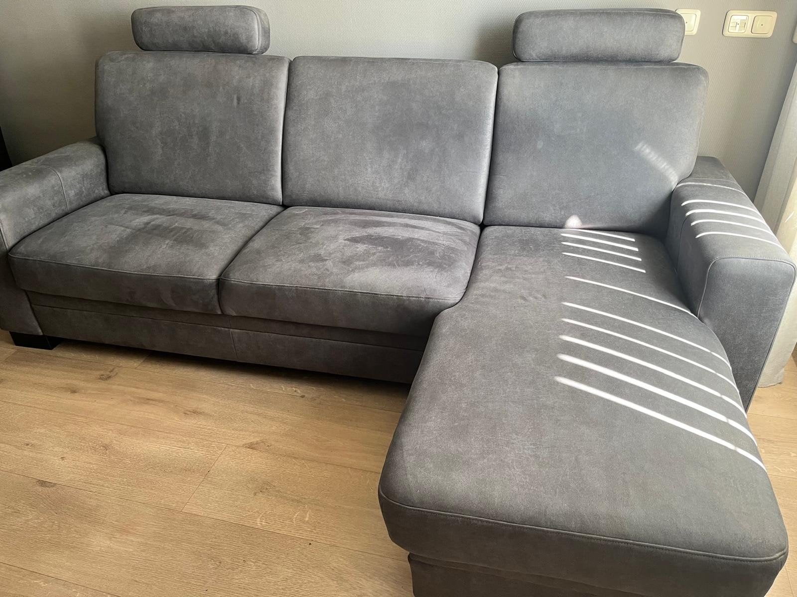 loungebank kleur grijs., Ophalen