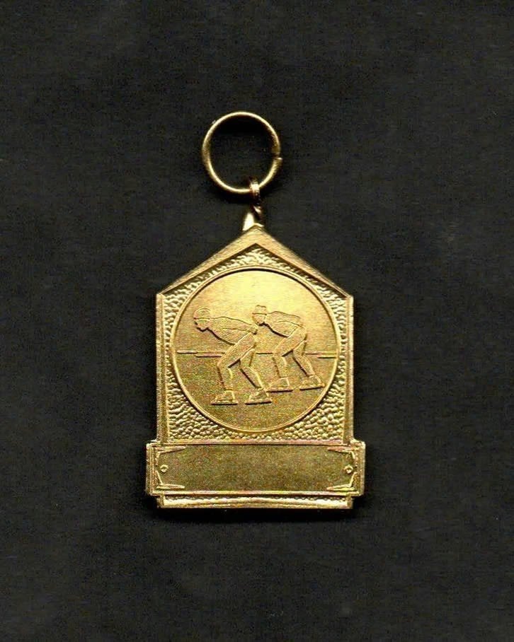Medaille Weststellingwerf Grote Veenpolderrit Schaatsen 1982, Ophalen of Verzenden, Zo goed als nieuw