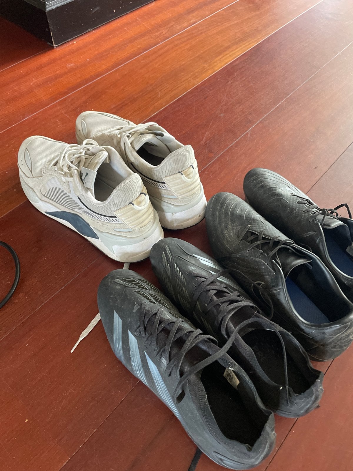 Voetbalschoenen maat 46 & 47 + Puma schoenen maat 46, Ophalen, Gebruikt, Maat XL, Schoenen