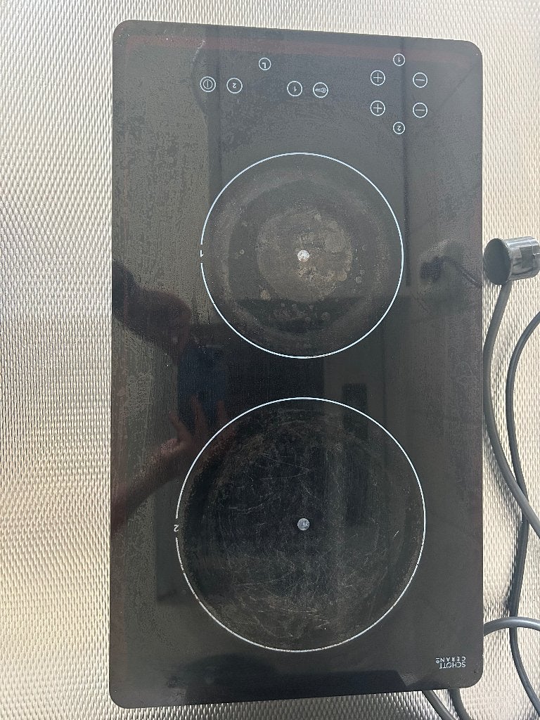keramische kook plat, Ophalen, Gebruikt, Wit