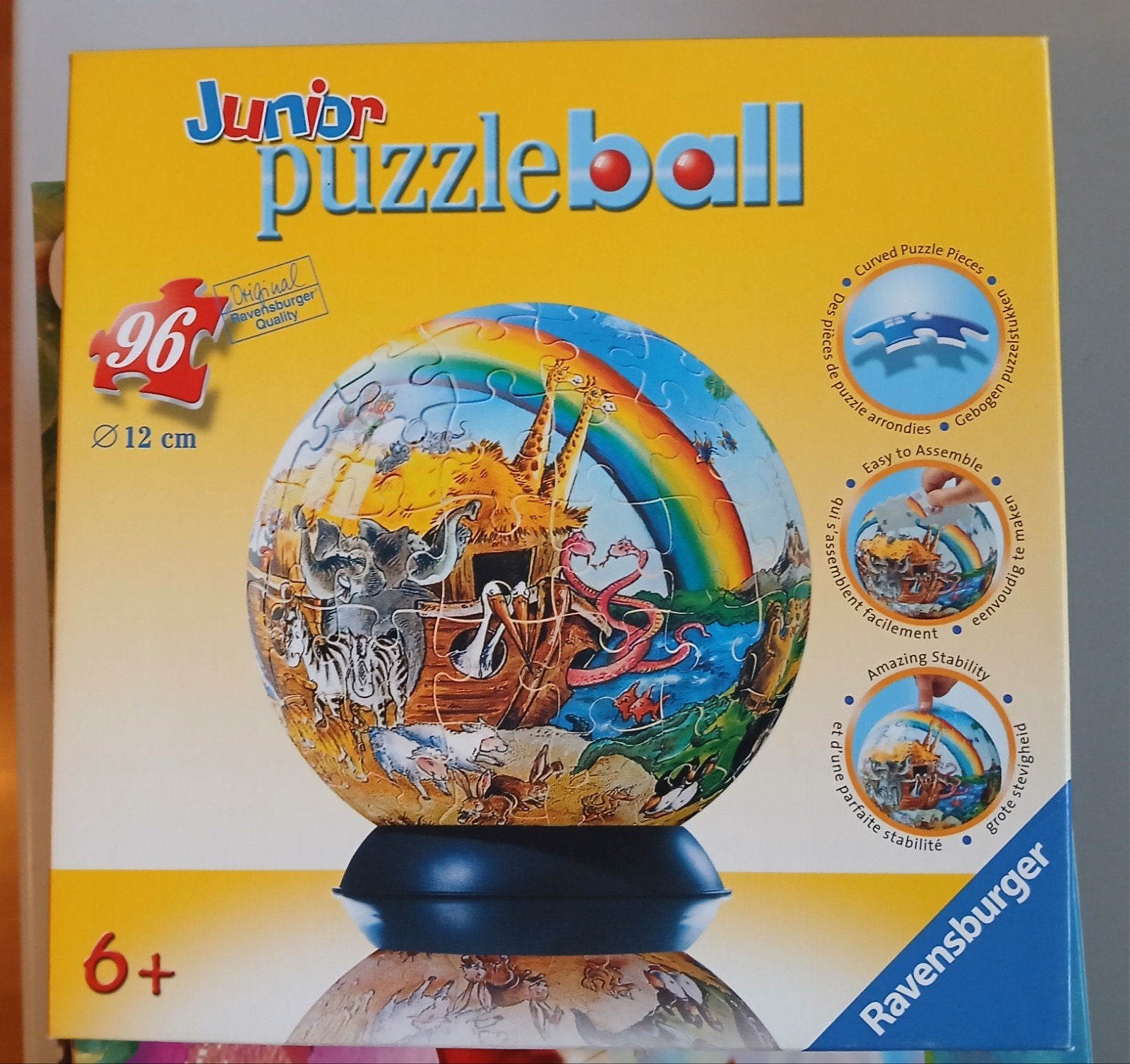 Ravensburger Junior Puzzleball Noach's Ark 96 stukjes, Ophalen of Verzenden, Meer dan 50 stukjes, Nieuw, 6 jaar of ouder