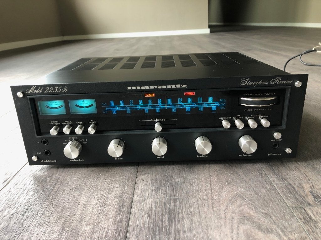 Marantz 2235B receiver black, Marantz, Ophalen of Verzenden, Zo goed als nieuw, 120 watt of meer