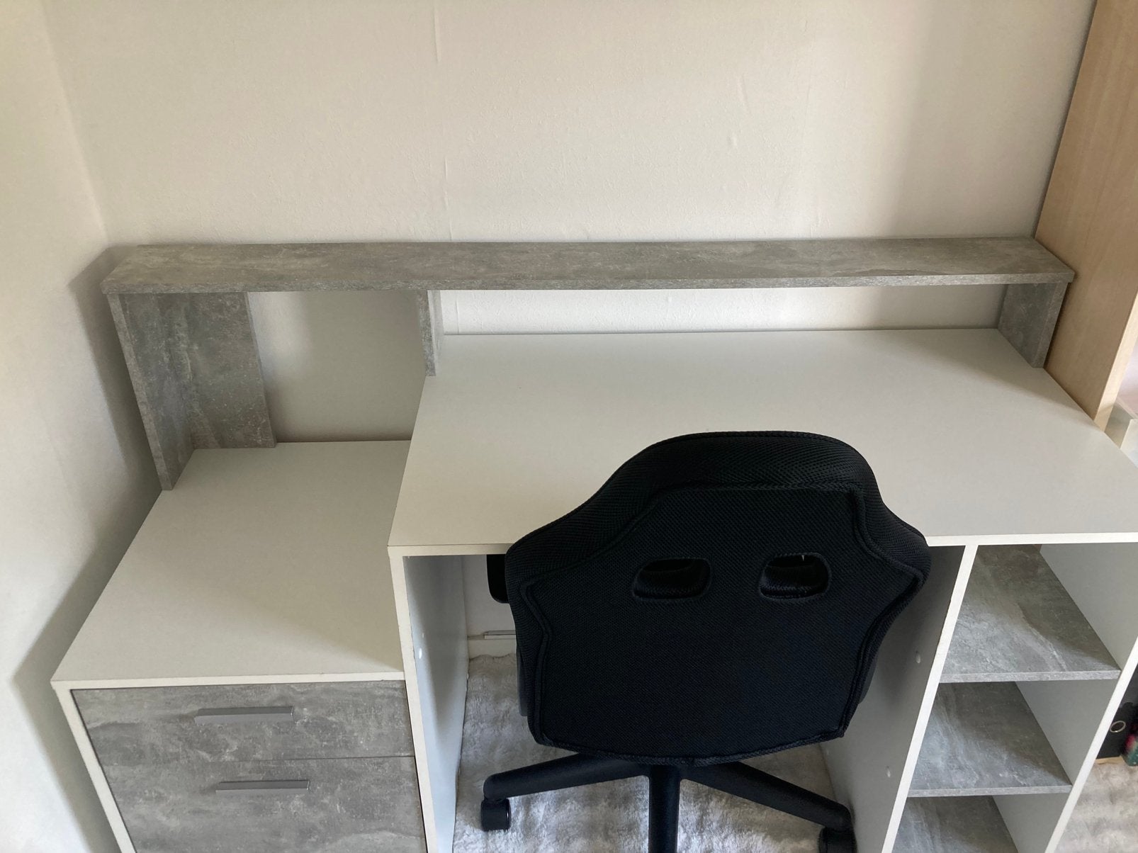 Bureau en bureau stoel, Huis en Inrichting, Ophalen, 139 cm, Met lades, Schoolbureau