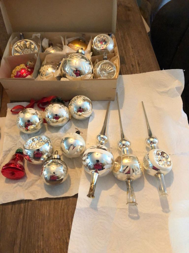 Kerstballen en pieken, Ophalen of Verzenden