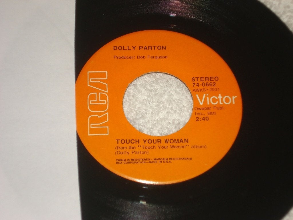 Dolly Parton  Touch Your Woman  USA    Orgineel, Originele persing, Ophalen of Verzenden, Zo goed als nieuw, Country en Western