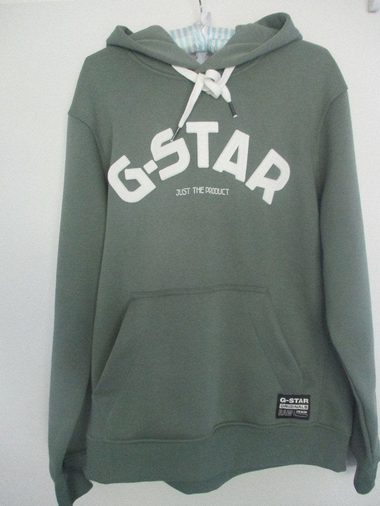 G -Star  RAW   hoodie maat L, Ophalen of Verzenden, Zo goed als nieuw, Groen, G-Star Raw