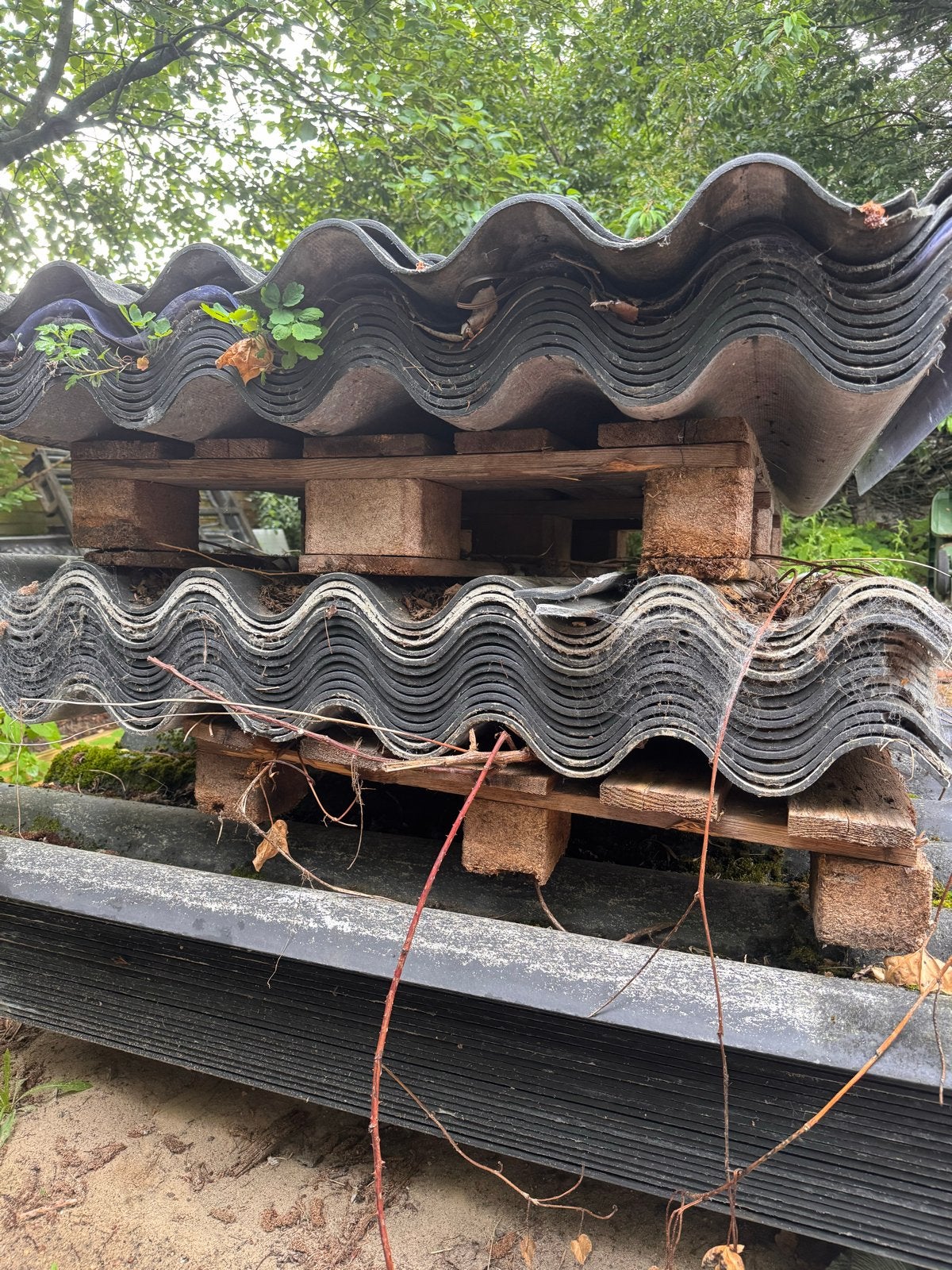 Gebruikte golfplaten voor dakbedekking, Ophalen, Overige materialen, Gebruikt, 15 m² of meer