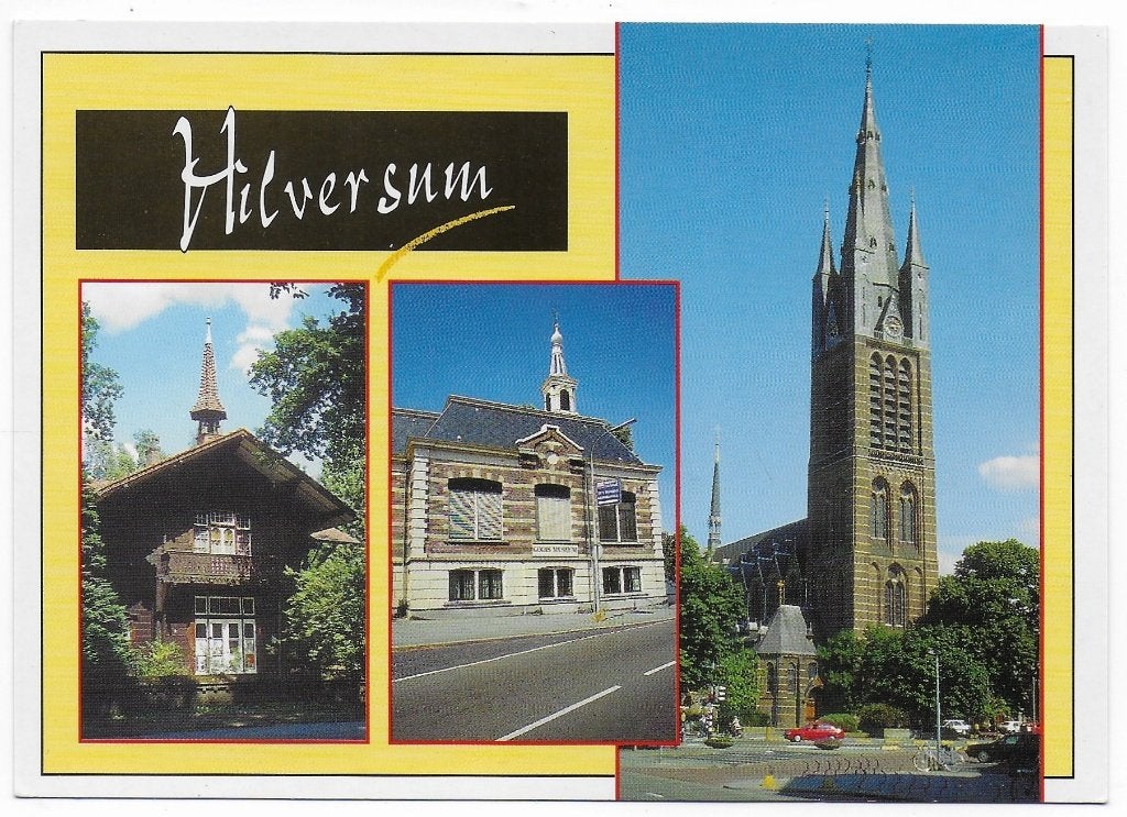 Hilversum Ongelopen Ansichtkaart (B5704), Ophalen of Verzenden, 1980 tot heden, Ongelopen, Noord-Holland