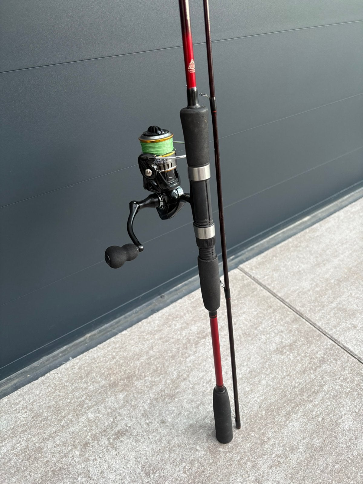 Vishengel werphengel Shimano catana, Ophalen of Verzenden, Zo goed als nieuw, Complete hengel