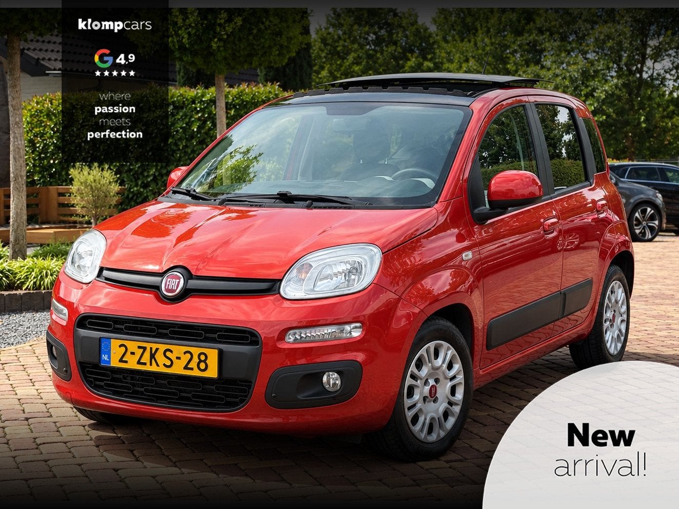 Fiat Panda 0.9 TwinAir Lounge | Clima | !Schuifdak! | NAP |, Auto's, Voorwielaandrijving, Stof, Euro 6, Panda