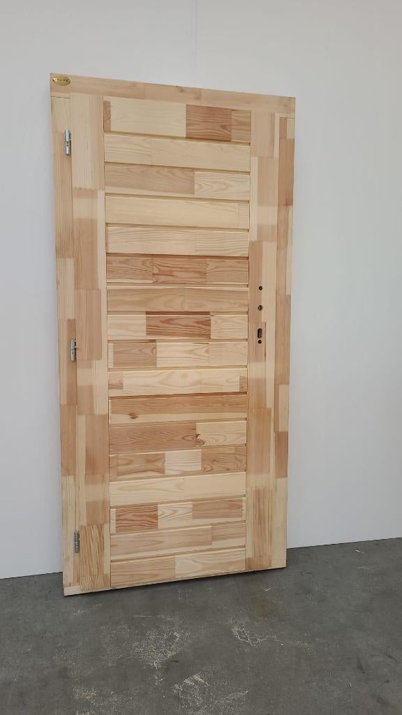 Blokhut deur 91cm x 189cm, Blokhut, Nieuw, Minder dan 200 cm, Zonder ramen