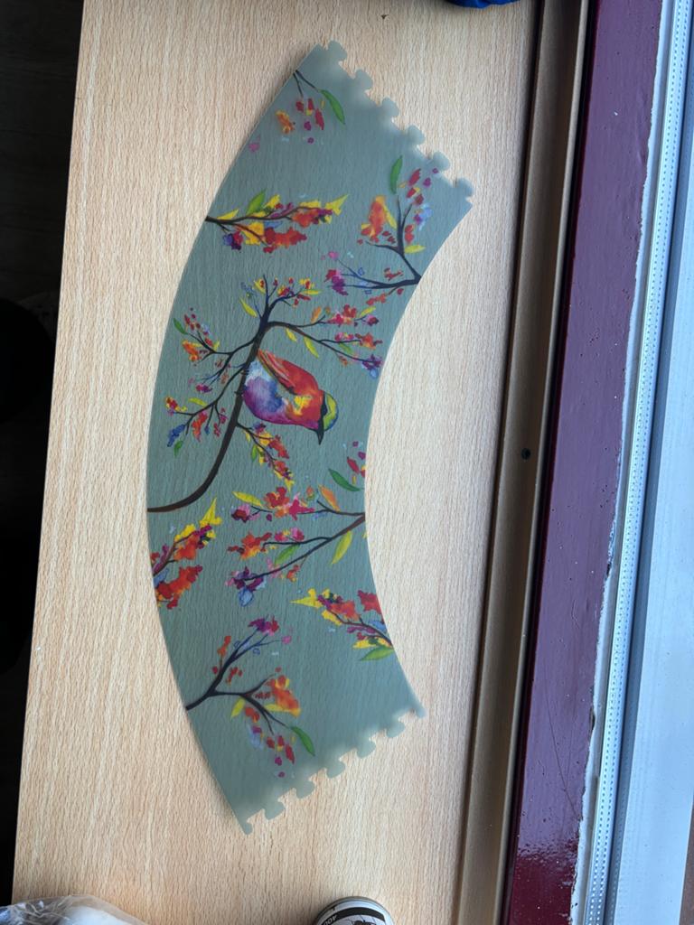 Fatboy Cooper Cappie lampenkapje - Vogel en bloemen, Nieuw, Ophalen of Verzenden, Overige vormen, Minder dan 25 cm
