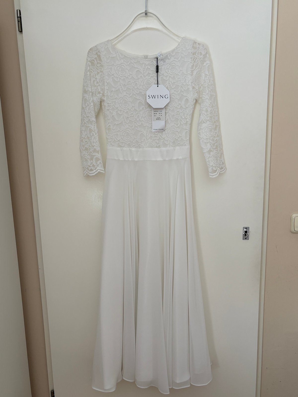 Witte (trouw)jurk Peek&Cloppenburg, Kleding | Dames, Ophalen of Verzenden, Nieuw, Wit, Trouwjurk