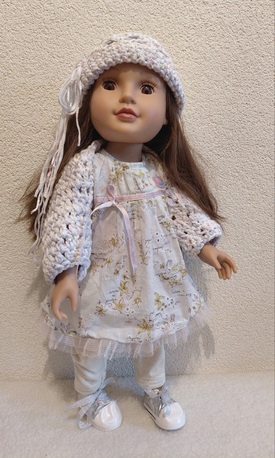 Mooie Meisjes Pop 🤍 in Compleet Kledingsetje, Kinderen en Baby's, Ophalen of Verzenden, Zo goed als nieuw, Overige typen