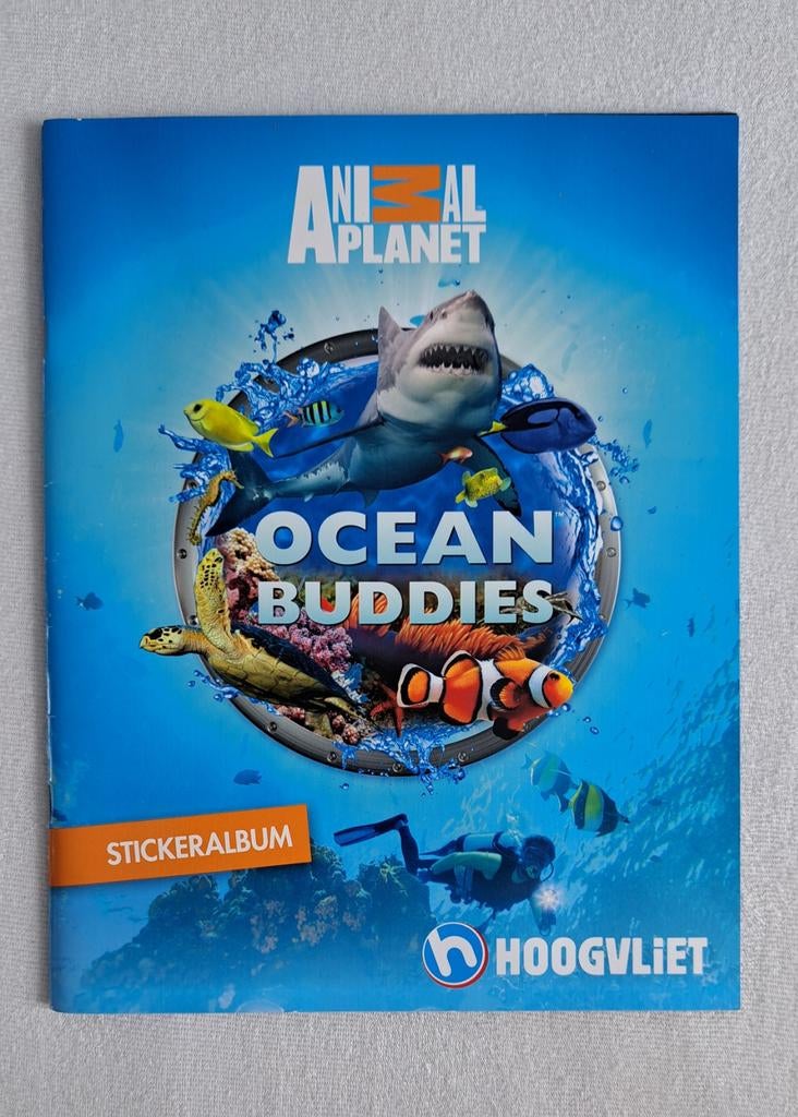 Ocean Buddies stickeralbum; op 7 stickers na compleet, Overige supermarkten, Ophalen of Verzenden