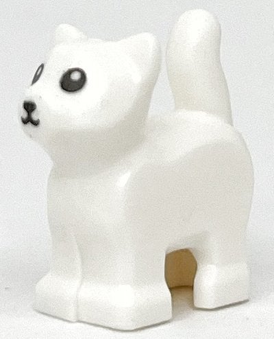 Lego poes, kat, babykitten staand wit, Ophalen of Verzenden, Nieuw, Accessoire, Lego