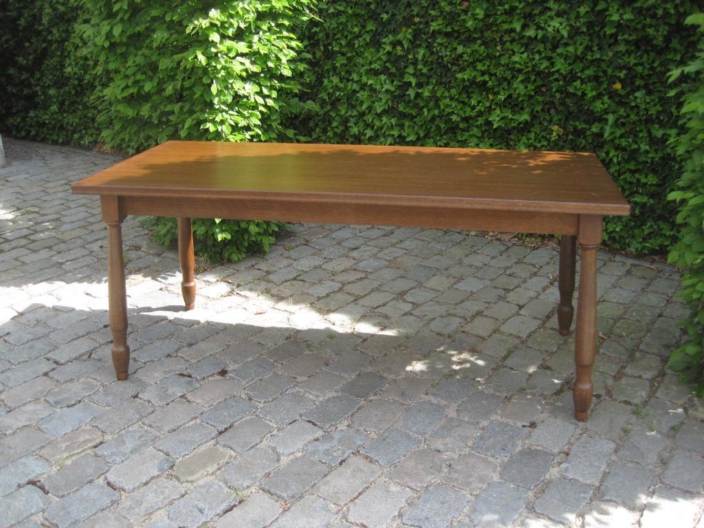 Eetkamertafel met 8 stoelen, Ophalen, Eikenhout, 50 tot 100 cm, Zo goed als nieuw