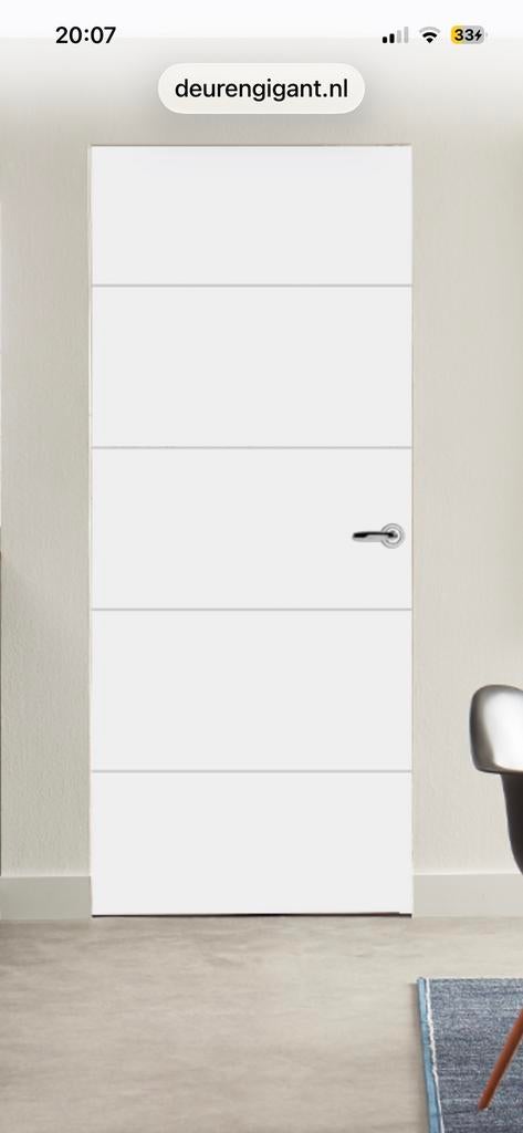 Binnen stompen deuren, Ophalen of Verzenden, Nieuw, Binnendeur, 215 cm of meer