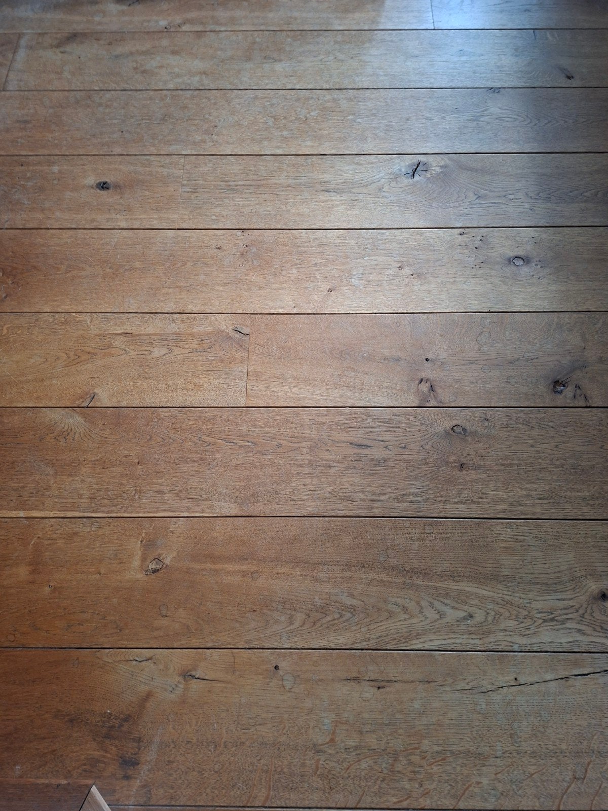 massief eiken vloer 22mm. dik., Doe-het-zelf en Verbouw, Ophalen, Minder dan 25 mm, Eiken, Plank