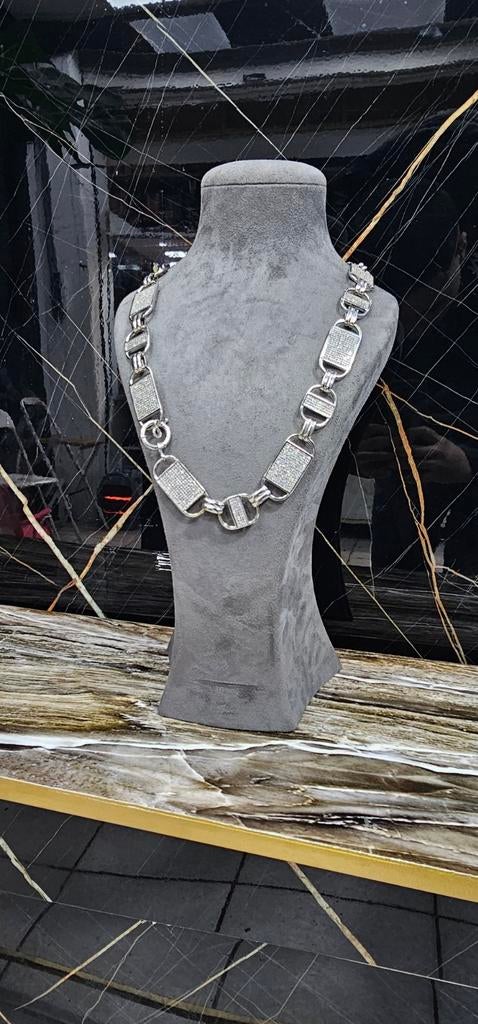 925 Zilveren Magnum Ketting 70cm / 20mm, Ophalen of Verzenden, Nieuw, Zilver, Zilver