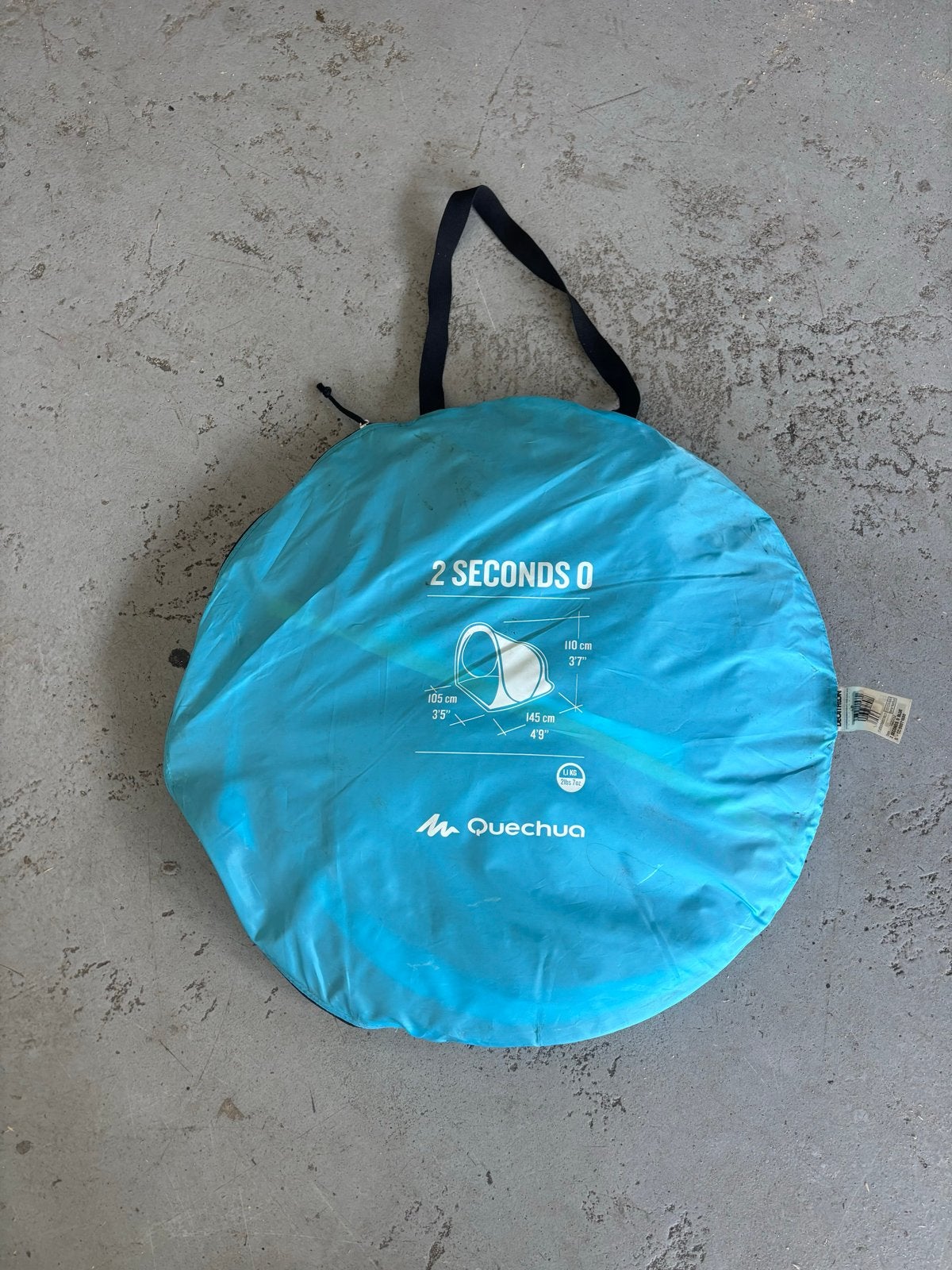 Quechua 2 Seconds pop up schuiltent, Caravans en Kamperen, Tenten, Ophalen, Zo goed als nieuw