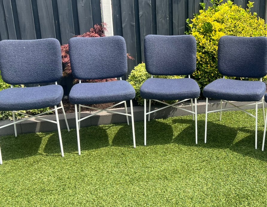 Bert plantagie stoelen 4 x, Ophalen, Zo goed als nieuw, Wit, Stof