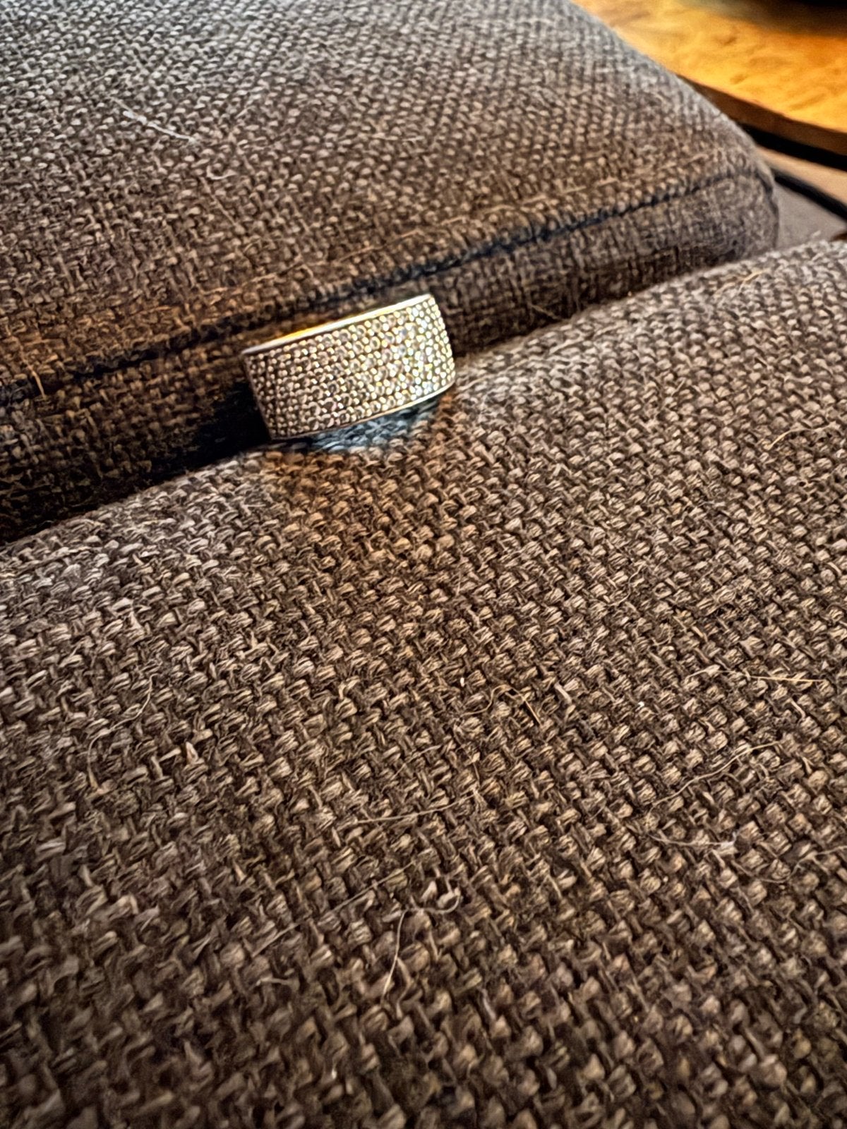 Ti Sento ring met strass steentjes maat 18, 18 tot 19, Gebruikt, Ophalen of Verzenden, Dame
