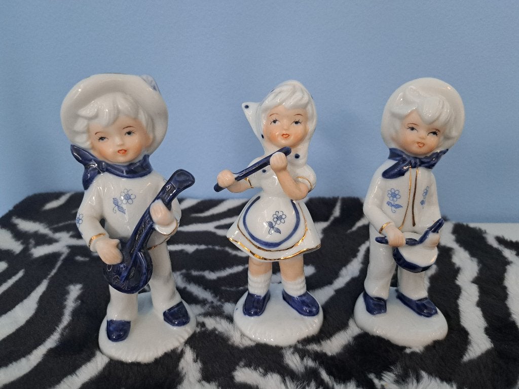 Beeldjes muzikanten, Verzamelen, Beelden en Beeldjes, Ophalen of Verzenden, Zo goed als nieuw, Mens
