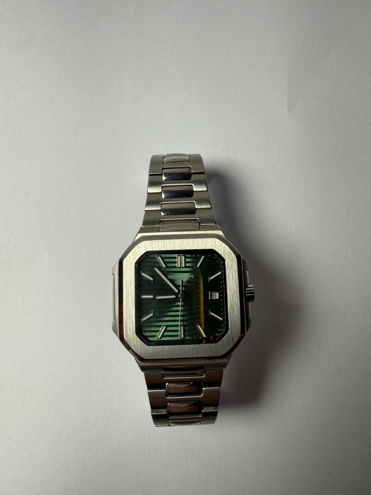 Patek Philippe Nautilus look-alike horloge, Sieraden, Tassen en Uiterlijk, Horloges | Heren, Overige merken, Staal, Polshorloge