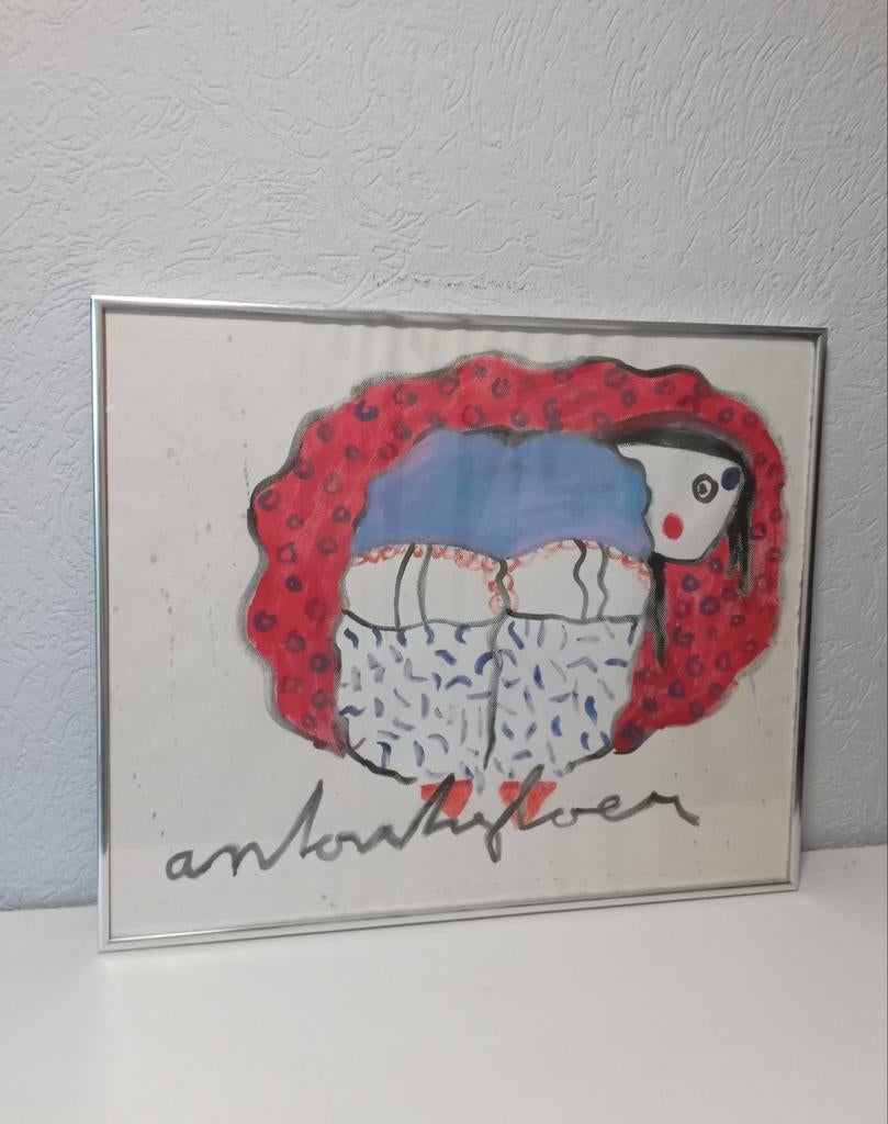 Anton Heyboer - Origineel werk, gesigneerd, Antiek en Kunst, Ophalen of Verzenden