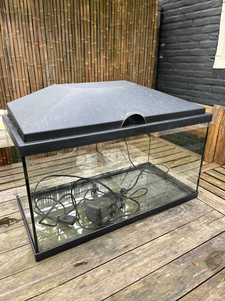 Aquarium 54 liter, Dieren en Toebehoren, Ophalen, Gebruikt, Leeg aquarium