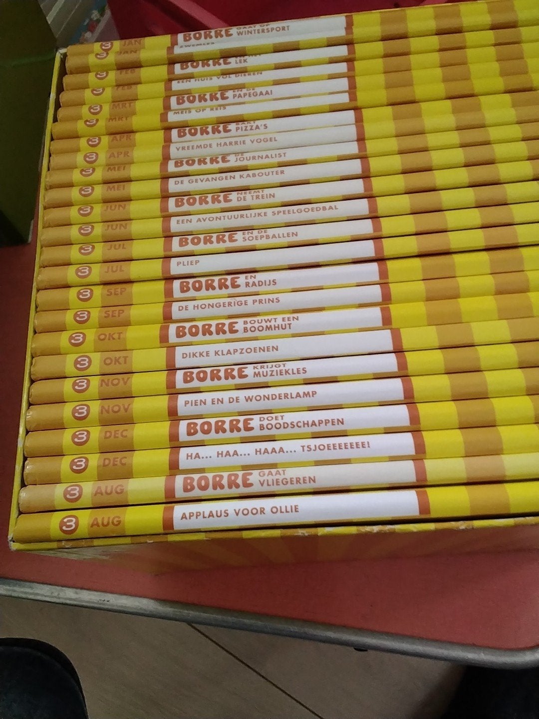 Borre de gestreepte boekjes groep 3 compleet € 35, 5 of 6 jaar, Fictie algemeen, Jongen of Meisje, Ophalen of Verzenden